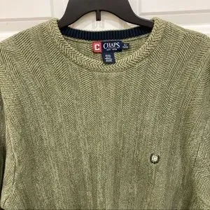 ラルフローレン 90s CHAPS wool knit M green Mens Sweater Polo Ralph Lauren Chaps Vintage Size M | eBay